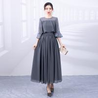 Polyester Slim Long Evening Dress PC