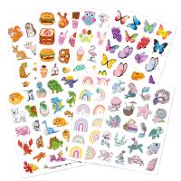 Pressure-Sensitive Adhesive Adhesive & Waterproof Decorative Sticker mixed pattern Set