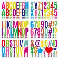 Pressure-Sensitive Adhesive & PVC Adhesive & Waterproof Decorative Sticker durable letter PC