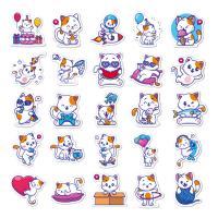 Pressure-Sensitive Adhesive & PVC Adhesive & Waterproof Decorative Sticker durable Cats mixed colors Bag