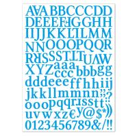 Pressure-Sensitive Adhesive & PVC Adhesive & Waterproof Decorative Sticker durable letter PC