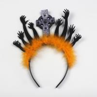 Adhesive Bonded Fabric & Plastic Hair Band Halloween Design PC