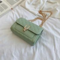 PU Leather Box Bag Shoulder Bag with chain PC