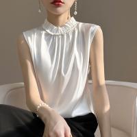 Polyester Women Sleeveless Blouses & loose PC