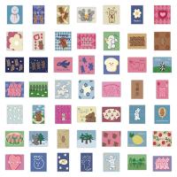 PVC Adhesive Decorative Sticker for home decoration & durable & Cute & waterproof mixed pattern mixed colors Bag