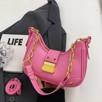 PU Leather Easy Matching Shoulder Bag attached with hanging strap PC