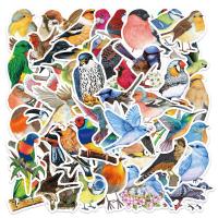 Pressure-Sensitive Adhesive & PVC DIY & Waterproof Decorative Sticker printed bird pattern multi-colored Lot