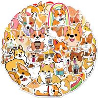 Pressure-Sensitive Adhesive & PVC DIY & Waterproof Decorative Sticker printed Puppy Pattern Lot