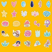 Pressure-Sensitive Adhesive & PVC DIY & Waterproof Decorative Sticker printed Lot