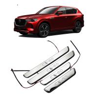 For Mazda CX-60 Vehicle Threshold Strip four piece silver Sold By Set