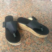 Caoutchouc & PU Cuir Femmes Flip Flops Solide plus de couleurs pour le choix Paire