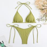 Polyamide & Spandex Bikini Solide plus de couleurs pour le choix Ensemble