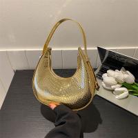 PU Leather Easy Matching Shoulder Bag sewing thread crocodile grain PC