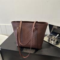 PU Leather Tote Bag Shoulder Bag large capacity & soft surface PC