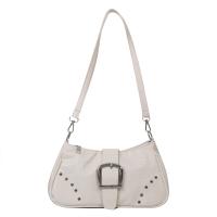 PU Leather Easy Matching Shoulder Bag studded crocodile grain PC