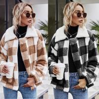 Polyester Manteau femmes Plaid plus de couleurs pour le choix pièce