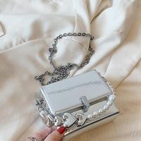 PU Leather Easy Matching Crossbody Bag Mini Plastic Pearl PC