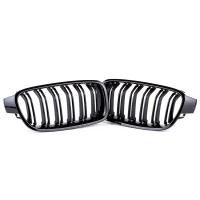 For BMW 3 Series 12-19 Auto Cover Grille two piece  black Sold By Set