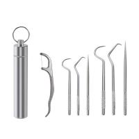 Acero inoxidable Kit de limpieza dental,  Conjunto