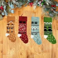 Polyester Christmas Decoration Stocking christmas design PC