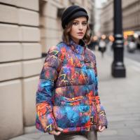 Polyester Vrouwen Parkas Afgedrukt Solide meer kleuren naar keuze stuk