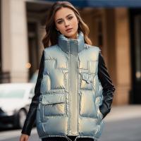 Polyester Gilet d’hiver femmes Solide plus de couleurs pour le choix pièce