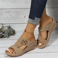 PU Cuir Sandales femmes plus de couleurs pour le choix Paire