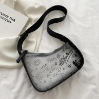 PVC Printed Shoulder Bag transparent PC