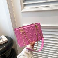 PU Leather Box Bag Shoulder Bag with chain PC