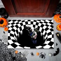 Polyester Absorbent Floor Mat Halloween Design & christmas design printed PC