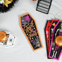 Wooden Halloween Hanging Ornaments Halloween Design PC