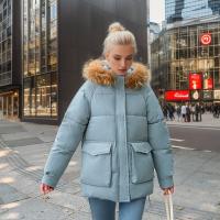 Poliéster Mujeres Parkas, Sólido, más colores para elegir,  trozo