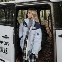 Poliéster Mujeres Parkas, Sólido, más colores para elegir,  trozo