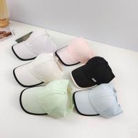 Polyester & Cotton Sun Visor Cap sun protection & breathable Solid : PC