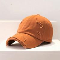 Cotton Baseball Cap sun protection & unisex Solid : PC