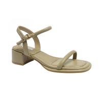 Mikrofaser PU Kunstleder & Gummi Frauen Sandalen, Patchwork, Solide, mehr Farben zur Auswahl,  Paar