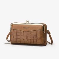 PU Leather Easy Matching Crossbody Bag crocodile grain PC