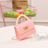 PU Leather & Plastic Pearl Easy Matching Crossbody Bag PC