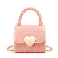 PVC Easy Matching Crossbody Bag heart pattern PC