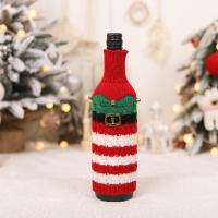 Cloth Christmas Wine Cover christmas design knitted PC