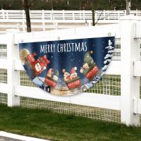 Poliéster Bandera de Navidad, patrón diferente para la elección,  trozo