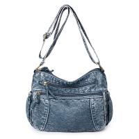 PU Leather Concise & Easy Matching Shoulder Bag large capacity & washed & soft surface Solid PC