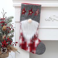 Tuch Weihnachtsdekoration Socken, mehr Farben zur Auswahl,  Stück