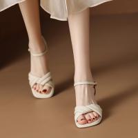 Microvezel PU synthetisch leer & Rubber Vrouwen Sandalen Lappendeken Anderen meer kleuren naar keuze Paar