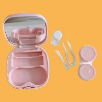 Plastic leakproof Contact Lens Case portable PC