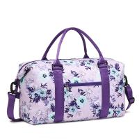 Polyester Reisetasche, Floral, Lila,  Stück