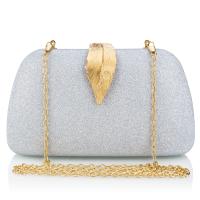 Metalen & PU-leer & Polyester Clutch Tas bladpatroon meer kleuren naar keuze stuk