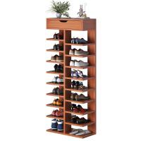 Fiberboard met gemiddelde dichtheid Schoenen Rack Organizer meer kleuren naar keuze stuk