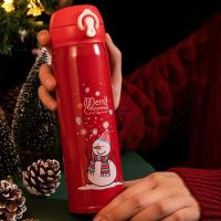 304 Stainless Steel Vacuum Bottle for children & portable & christmas design PC