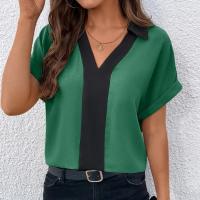 Polyester T-shirts femmes à manches courtes Solide plus de couleurs pour le choix pièce